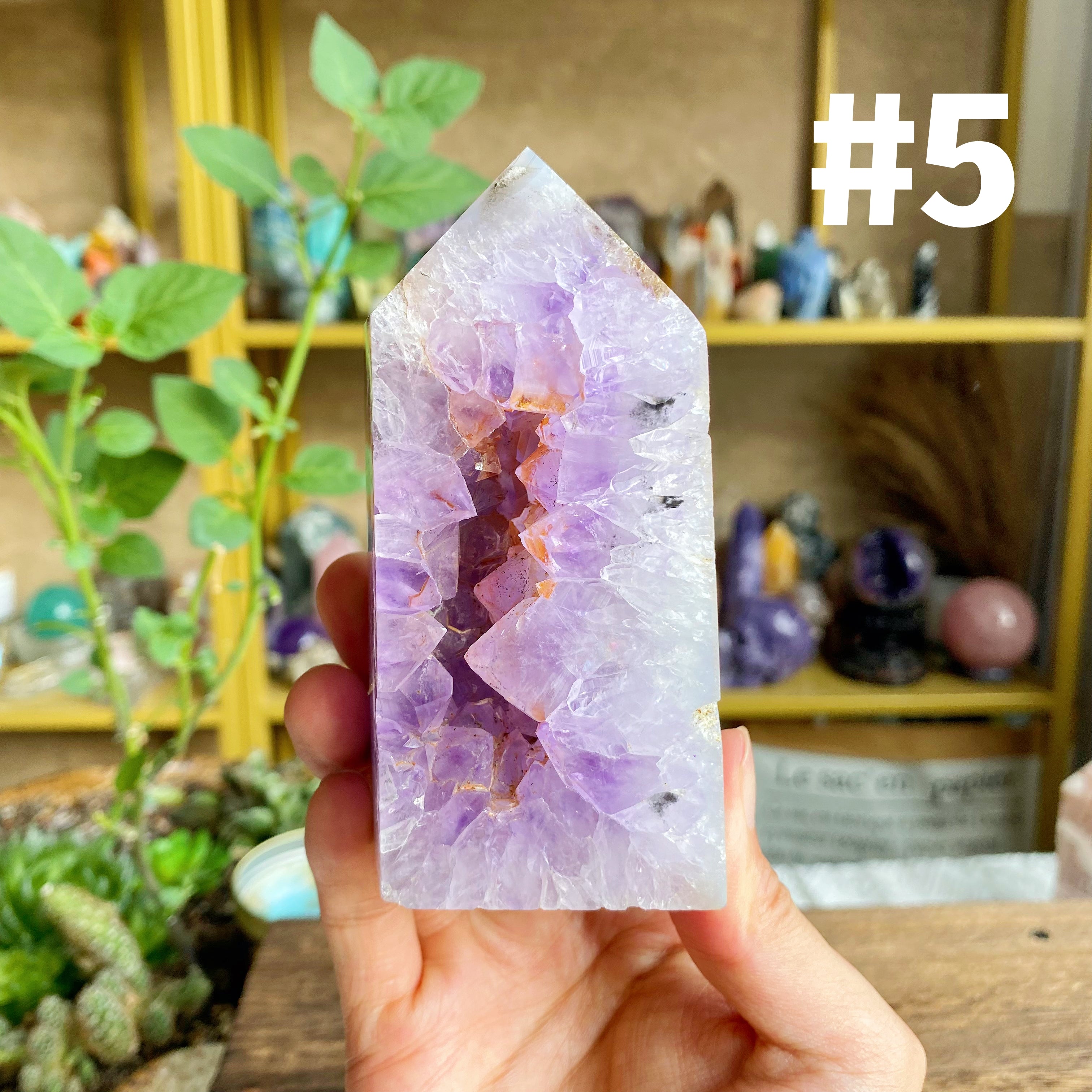 【Weekly Flash Deals】Amethyst Druzy Agate Tower