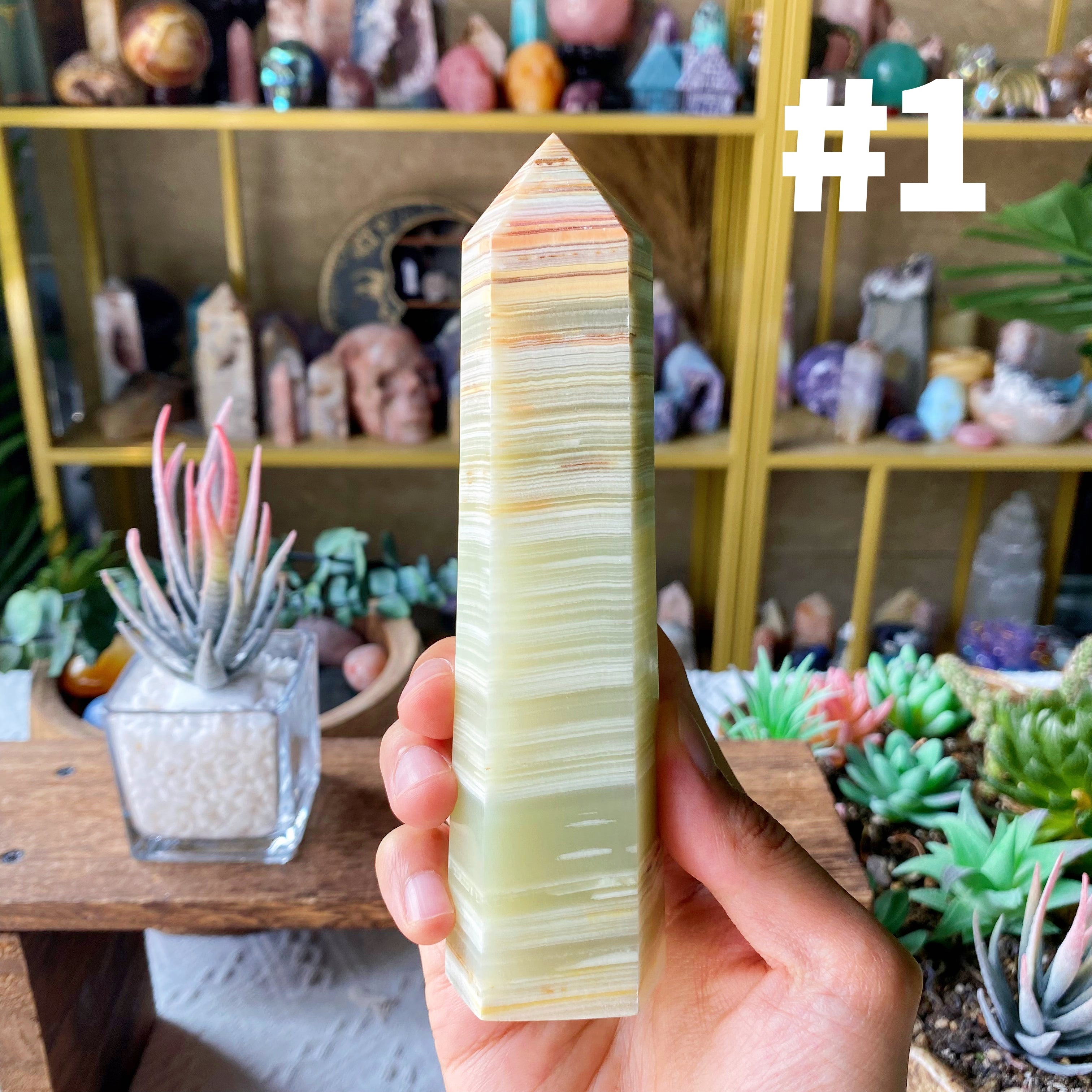 【Weekly Flash Deals】Pistachio Calcite Tower