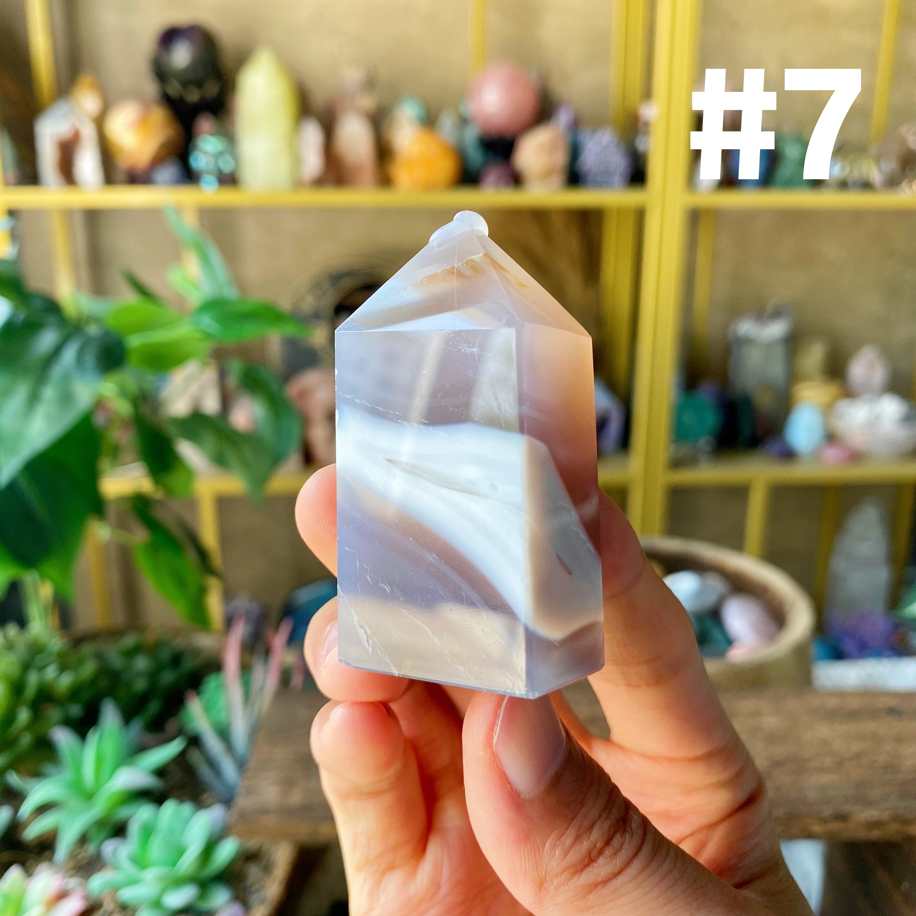【Weekly Flash Deals】Agate With Quartz Point