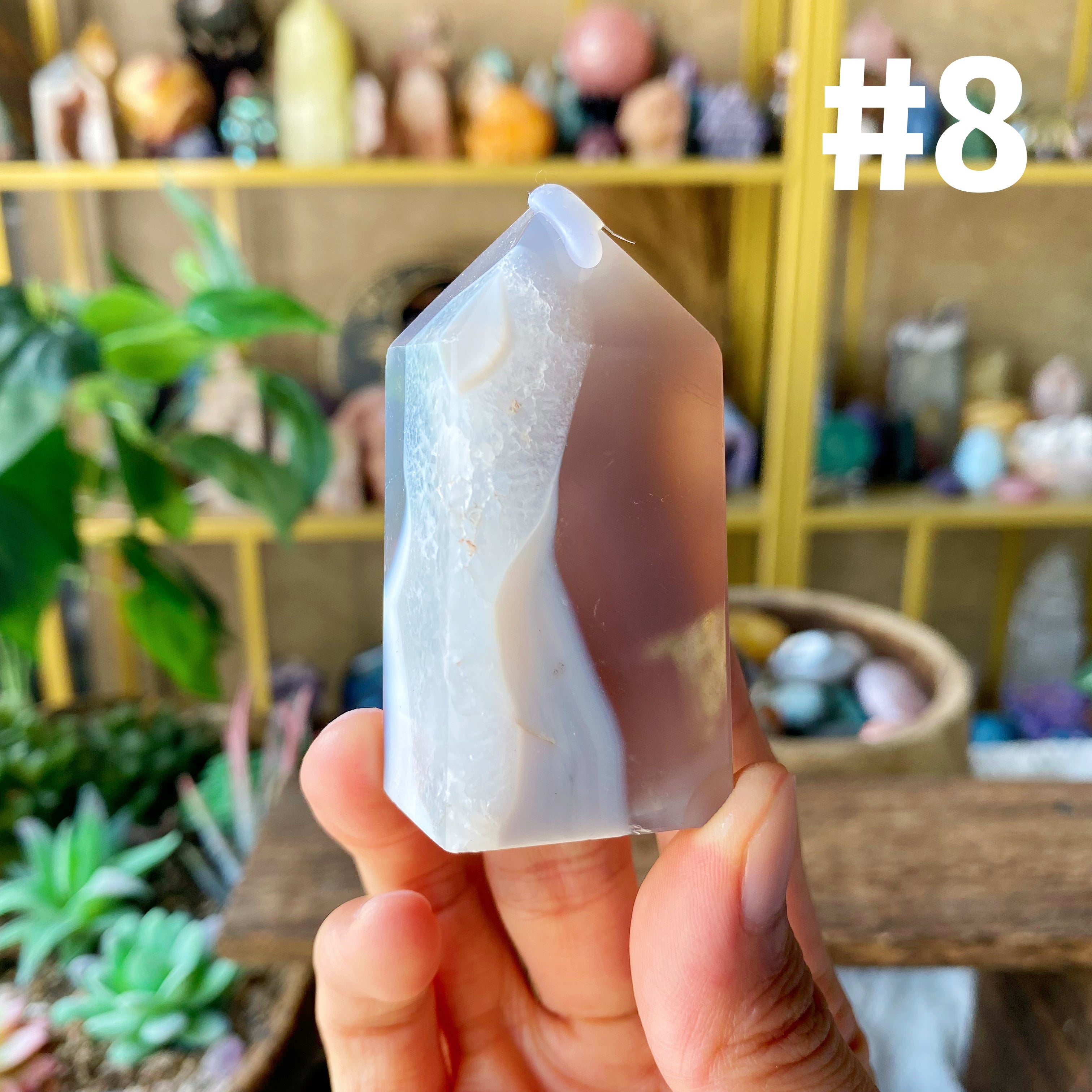 【Weekly Flash Deals】Agate With Quartz Point