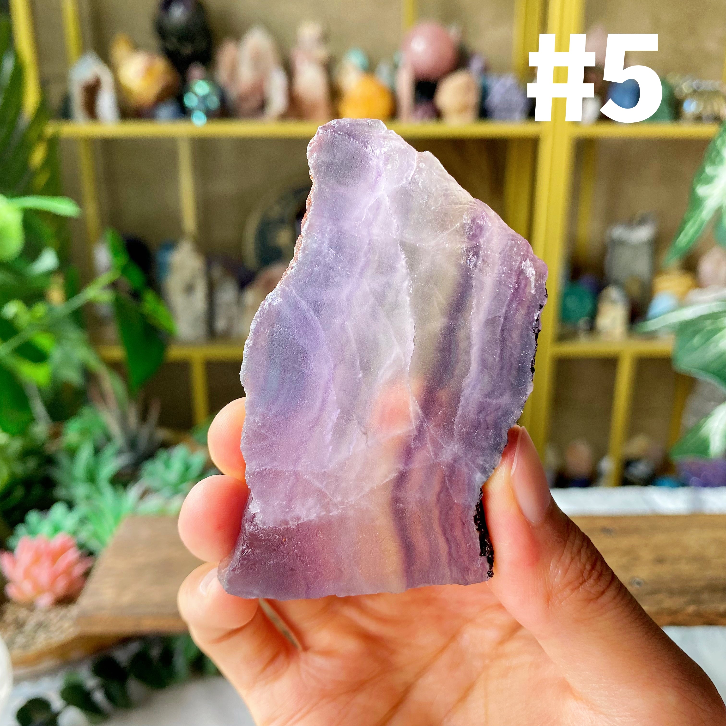 【Weekly Flash Deals】Rainbow Fluorite Slice