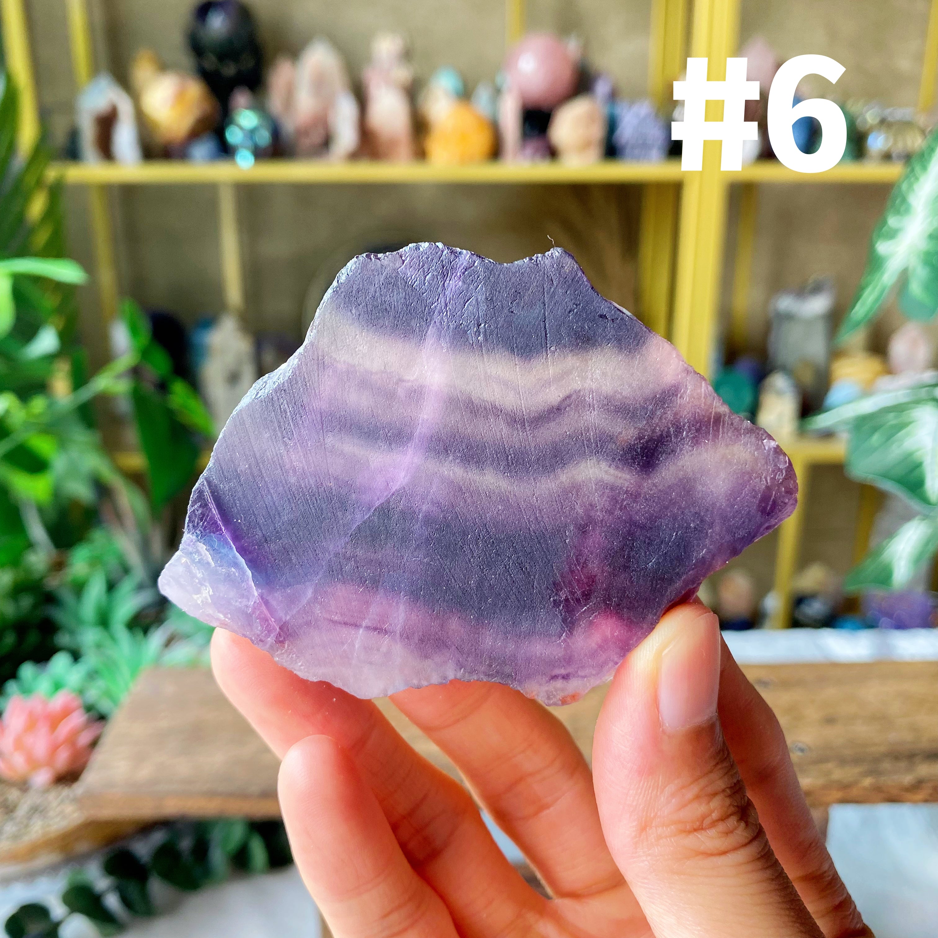 【Weekly Flash Deals】Rainbow Fluorite Slice