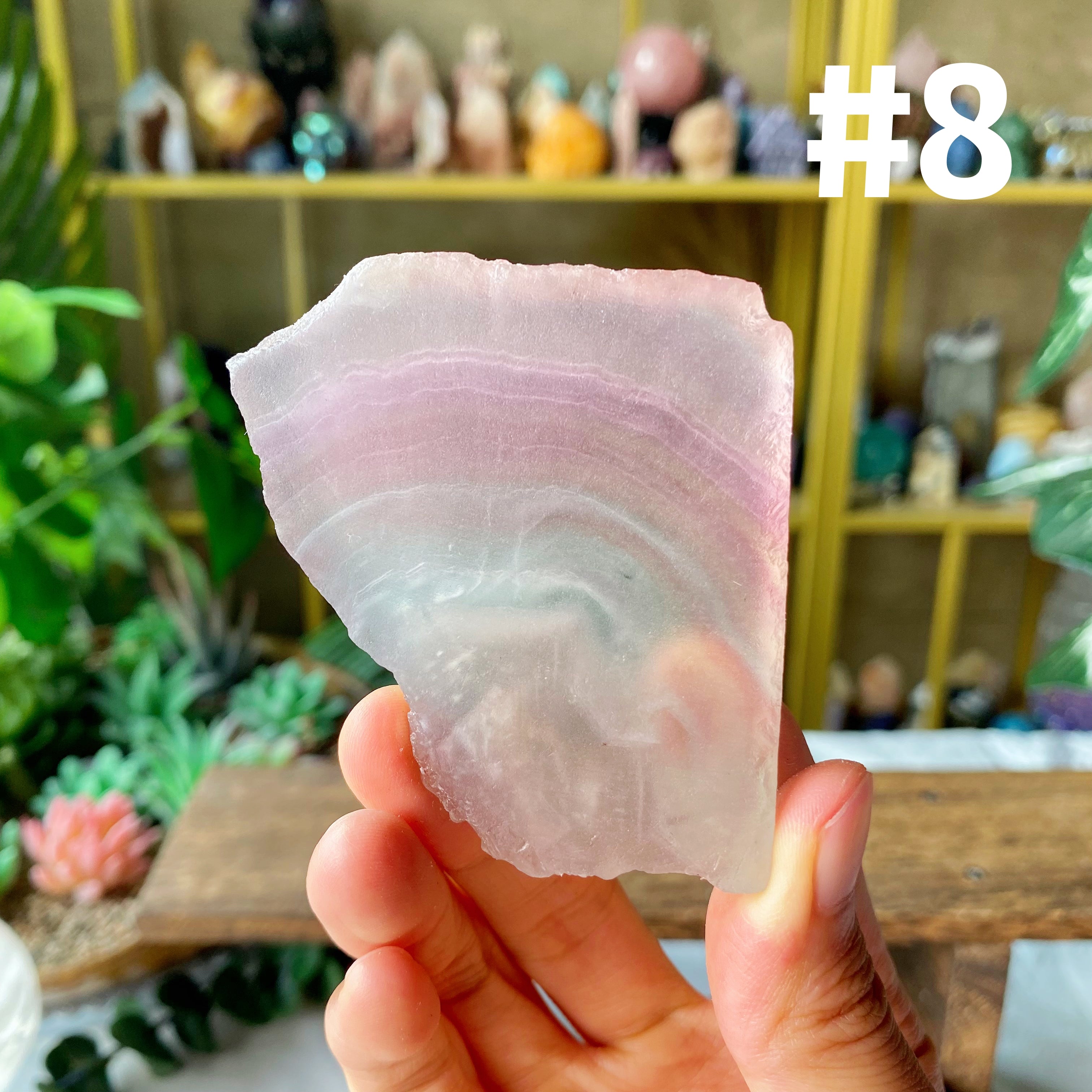 【Weekly Flash Deals】Rainbow Fluorite Slice