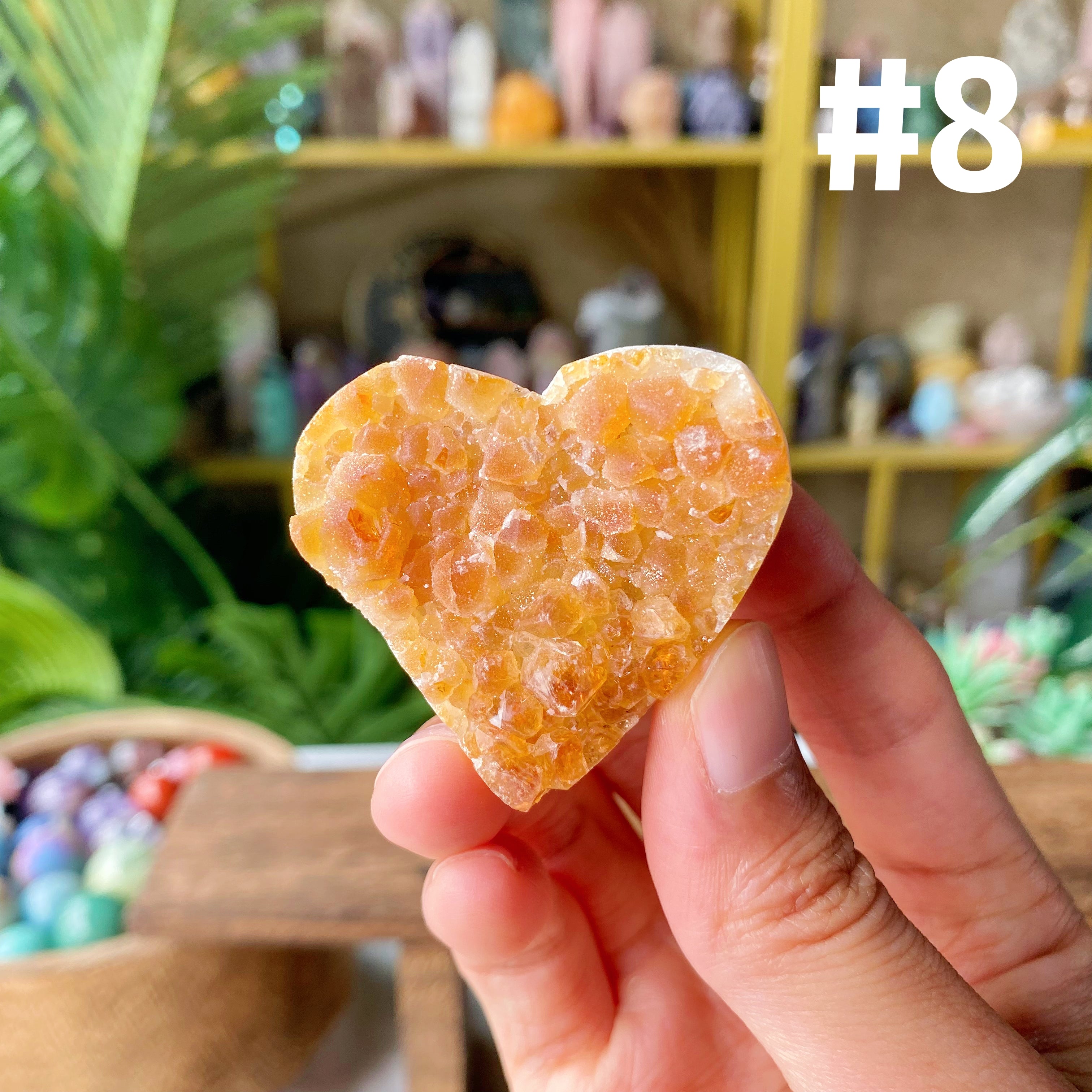 【Weekly Flash Deals】Citrine Heart Cluster