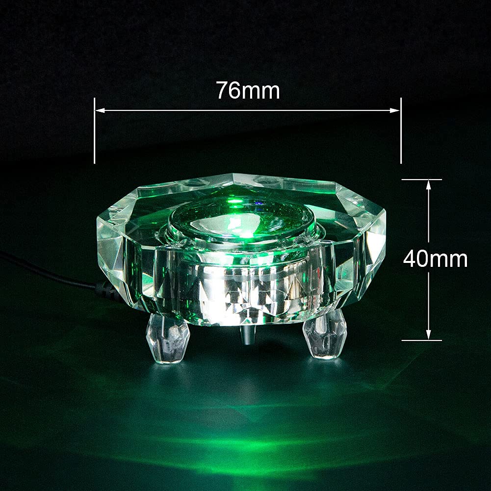 Reikistal Crystal LED Light Base Sphere Holder