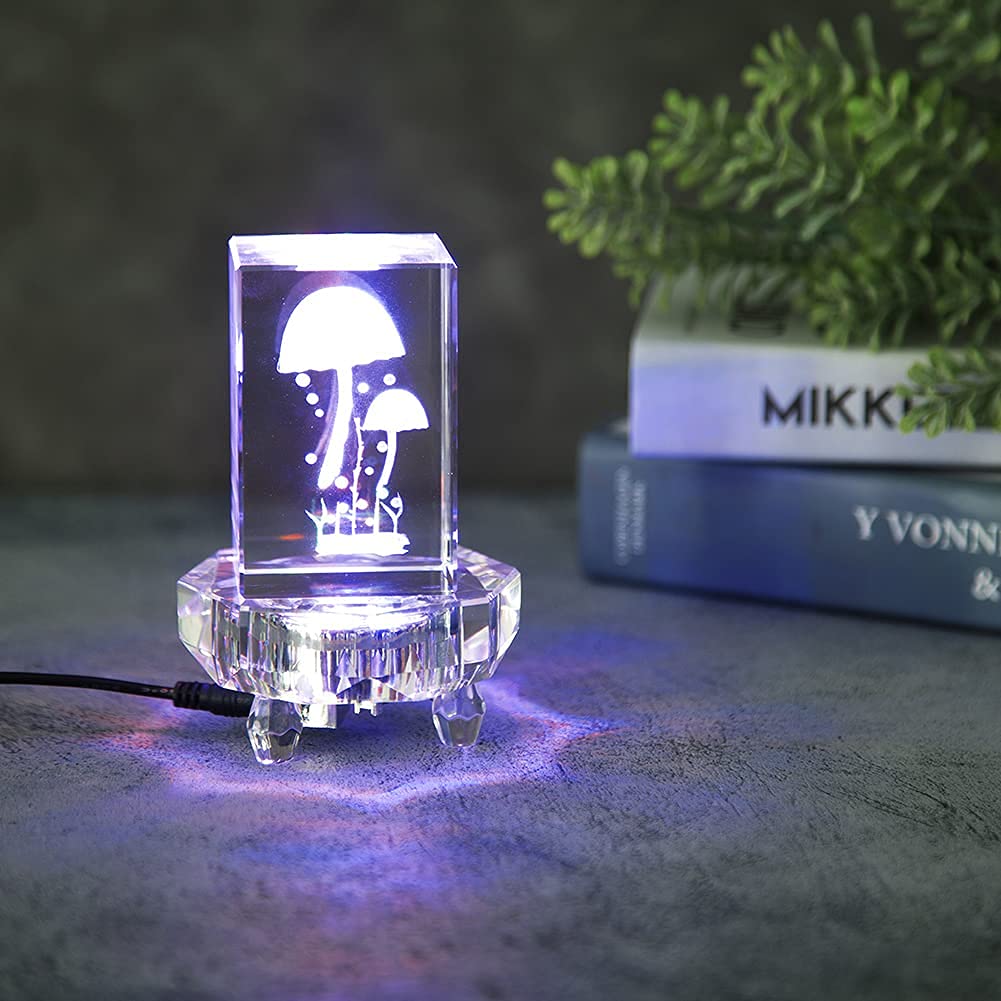 Reikistal Crystal LED Light Base Sphere Holder