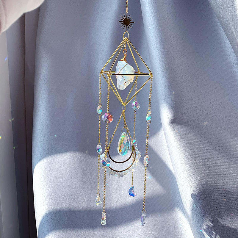 Reikistal Crystal Sun Catcher Hanging Suncatche For Decoration