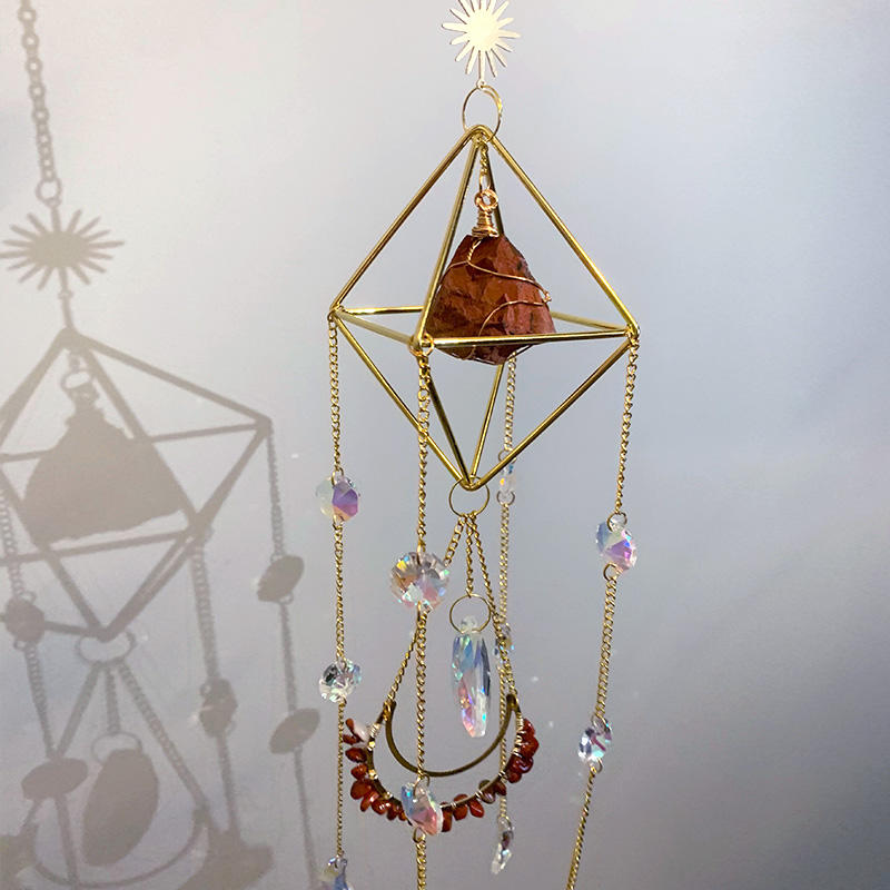 Reikistal Crystal Sun Catcher Hanging Suncatche For Decoration