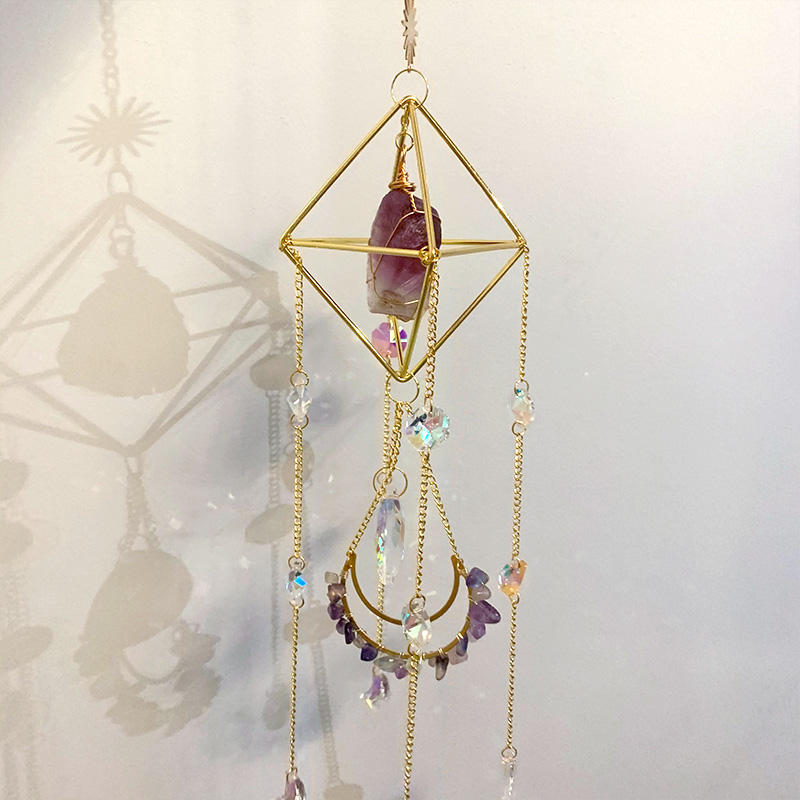 Reikistal Crystal Sun Catcher Hanging Suncatche For Decoration