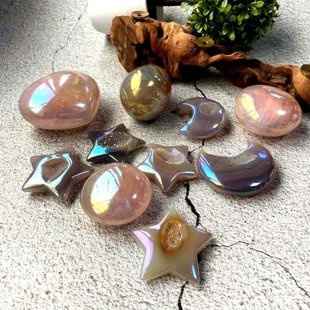 Reikistal Aura Moon Stone Star