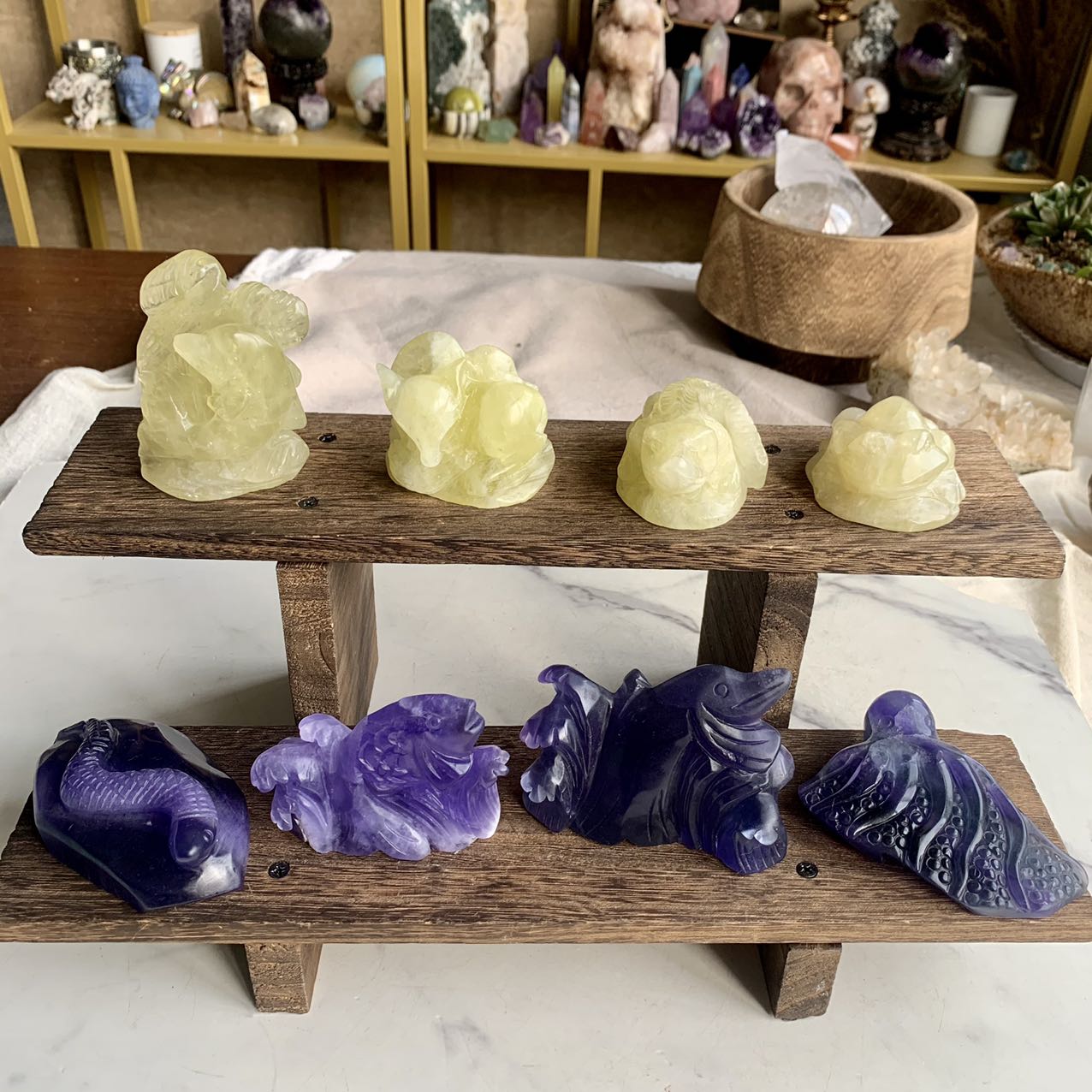 【Weekly Flash Deals】Fluorite/Citrine Carving