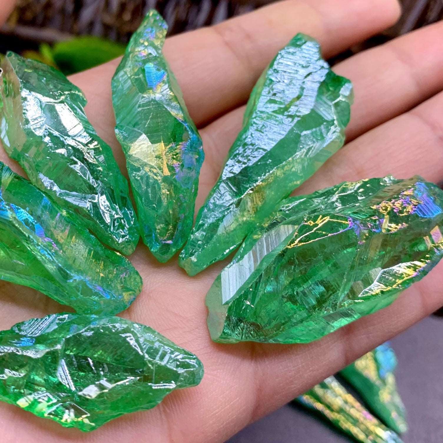 Reikistal Aura Quartz Raw Pieces