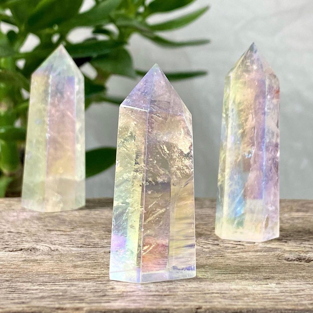 Reikistal Aura Clear Quartz Point