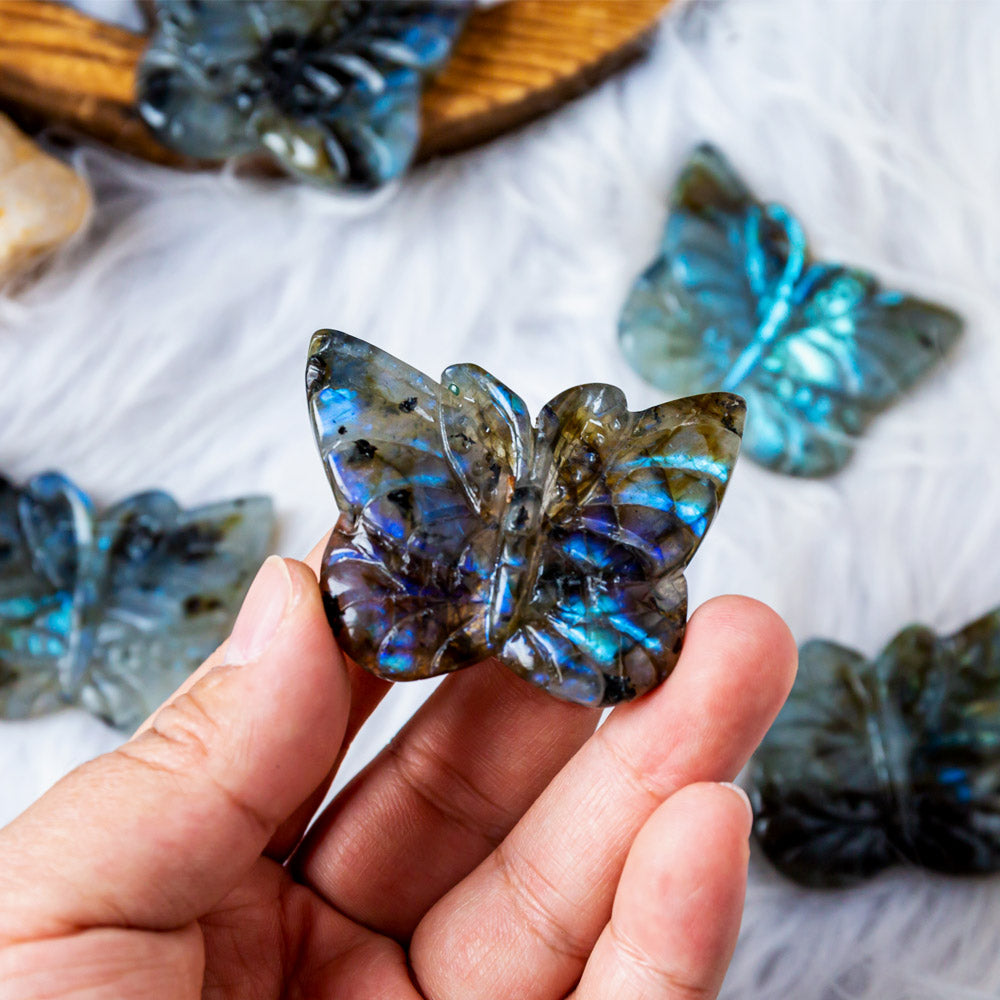 Reikistal Labradorite Butterfly