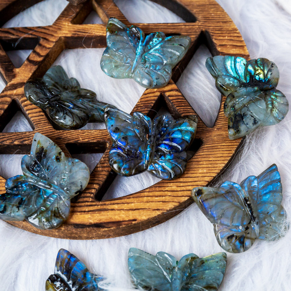 Reikistal Labradorite Butterfly