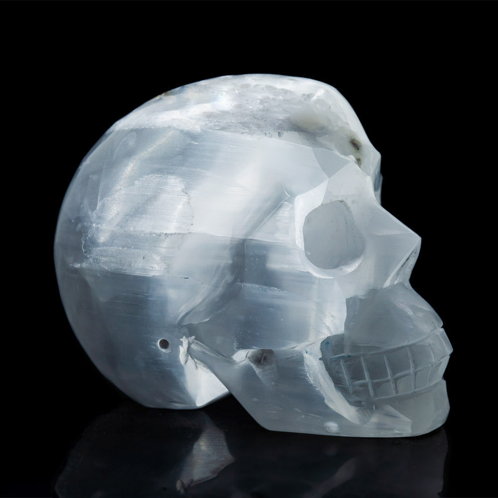 Reikistal Selenite Skull