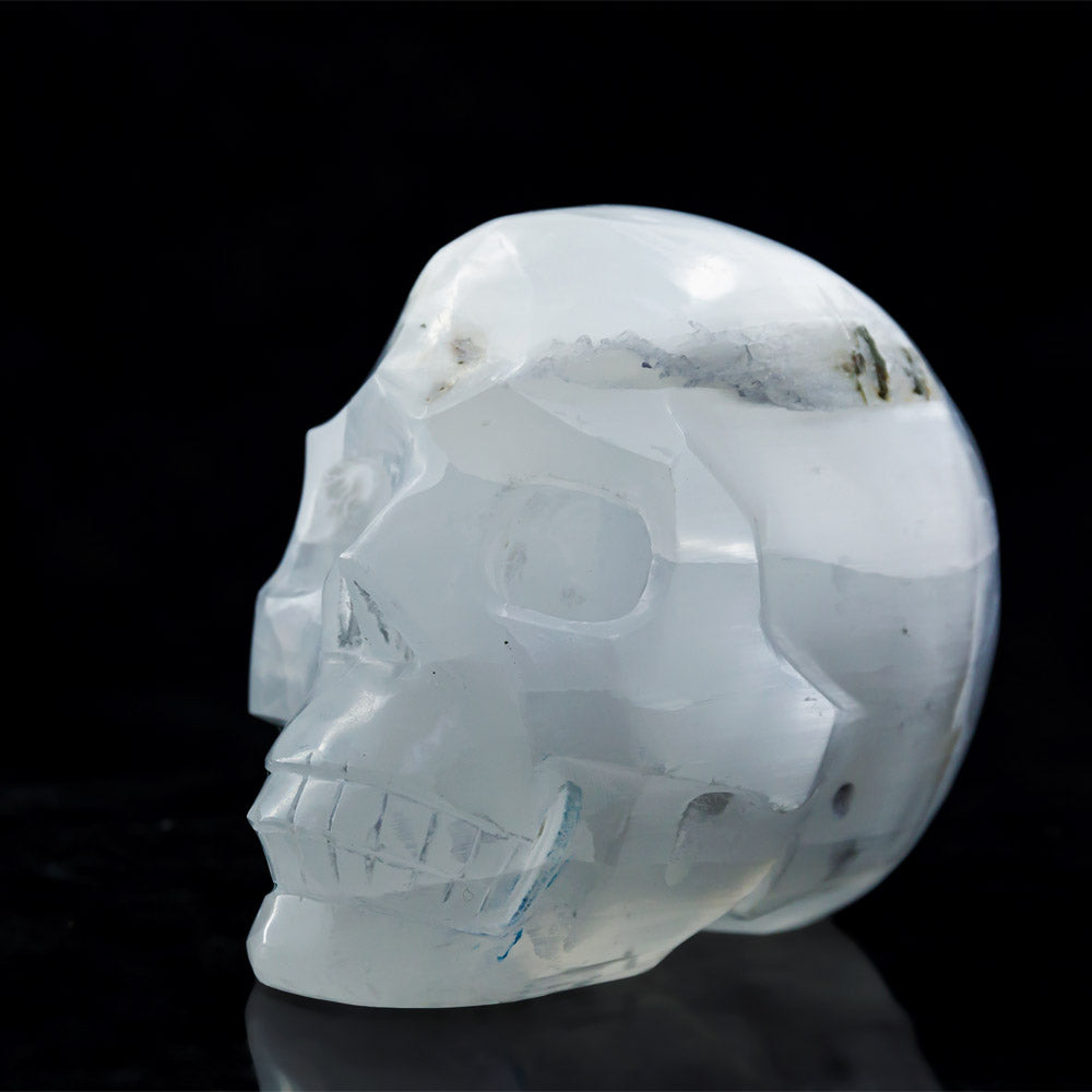 Reikistal Selenite Skull