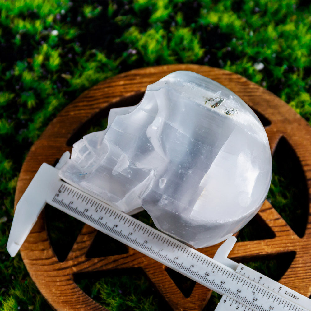 Reikistal Selenite Skull