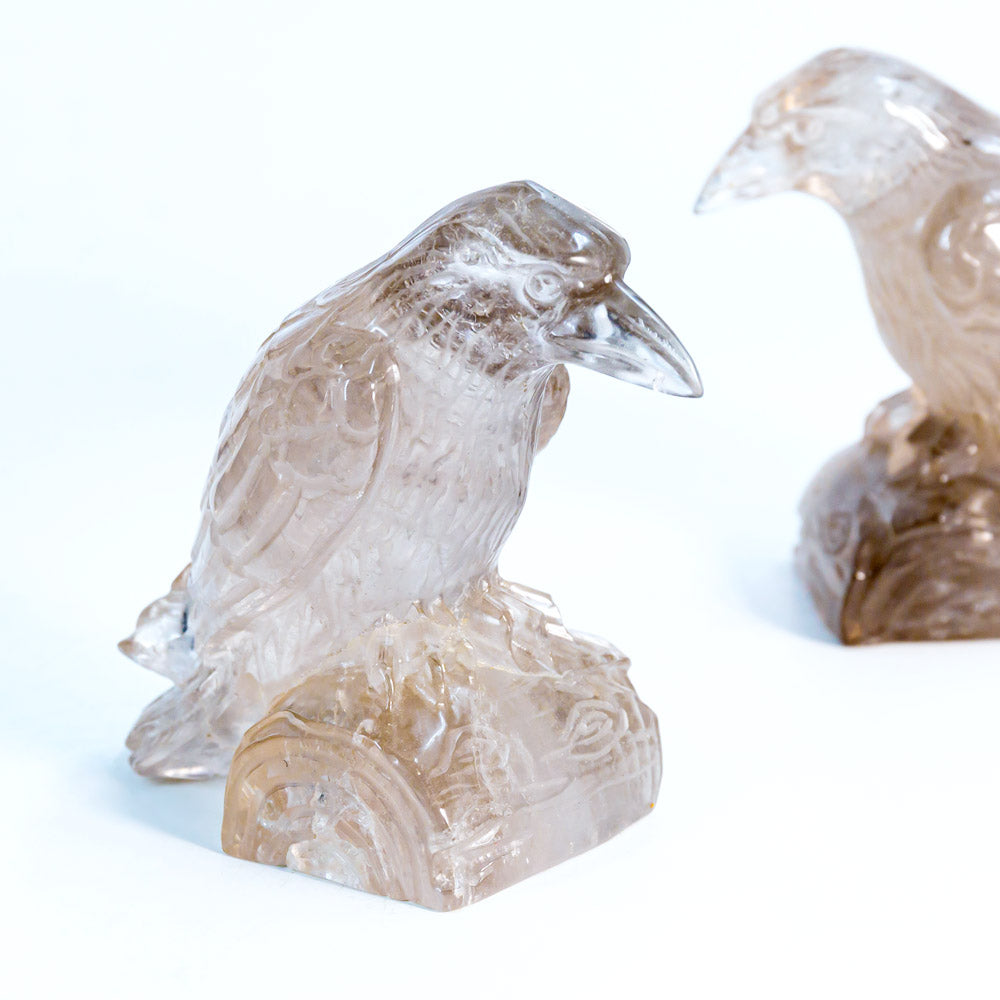 Reikistal Smoky Quartz Crow