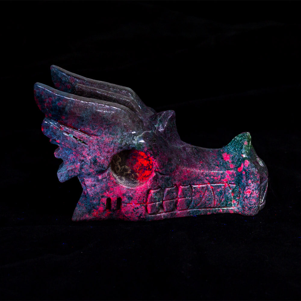 Reikistal Ruby Kyanite Dragon Head