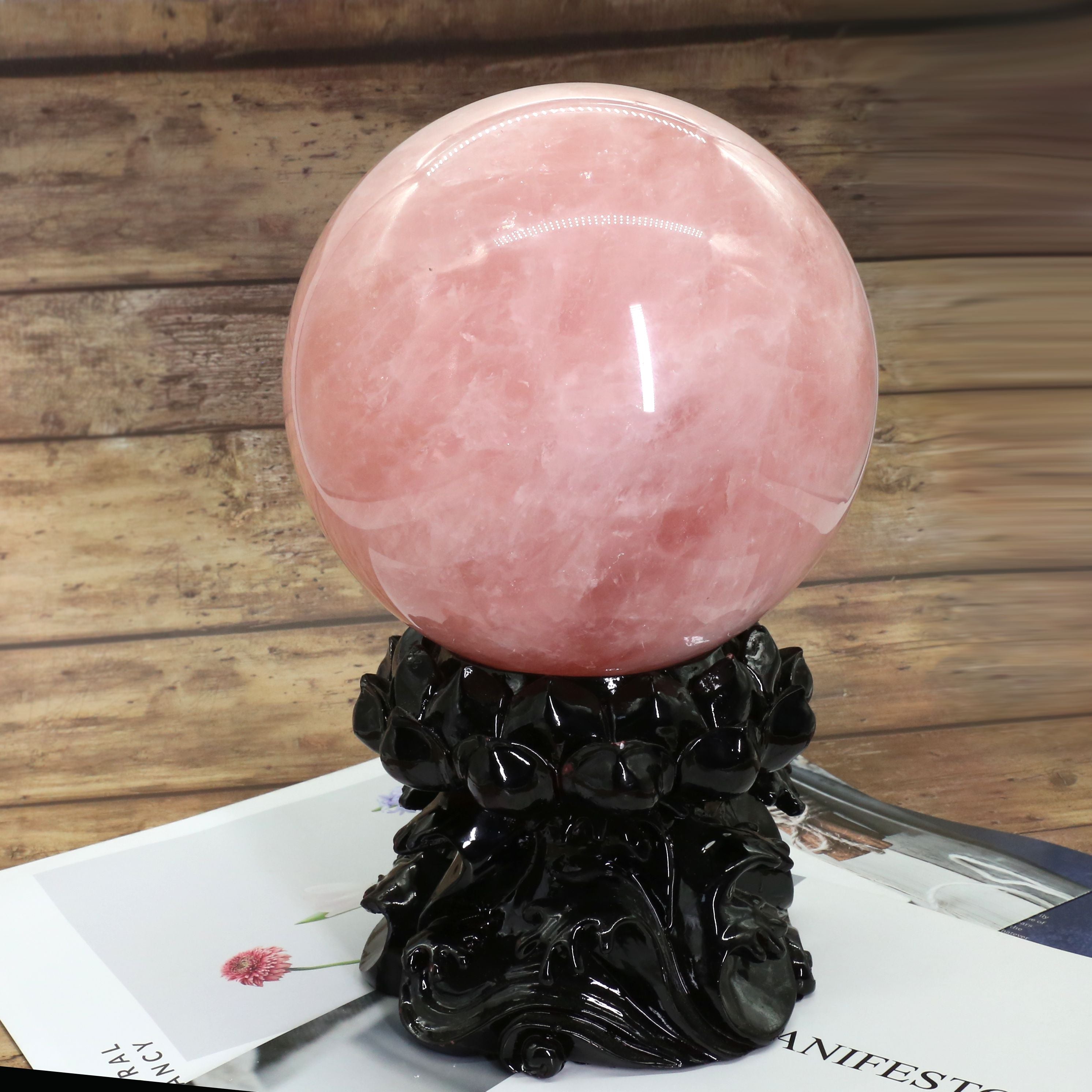 Reikistal Rose Quartz Big Sphere