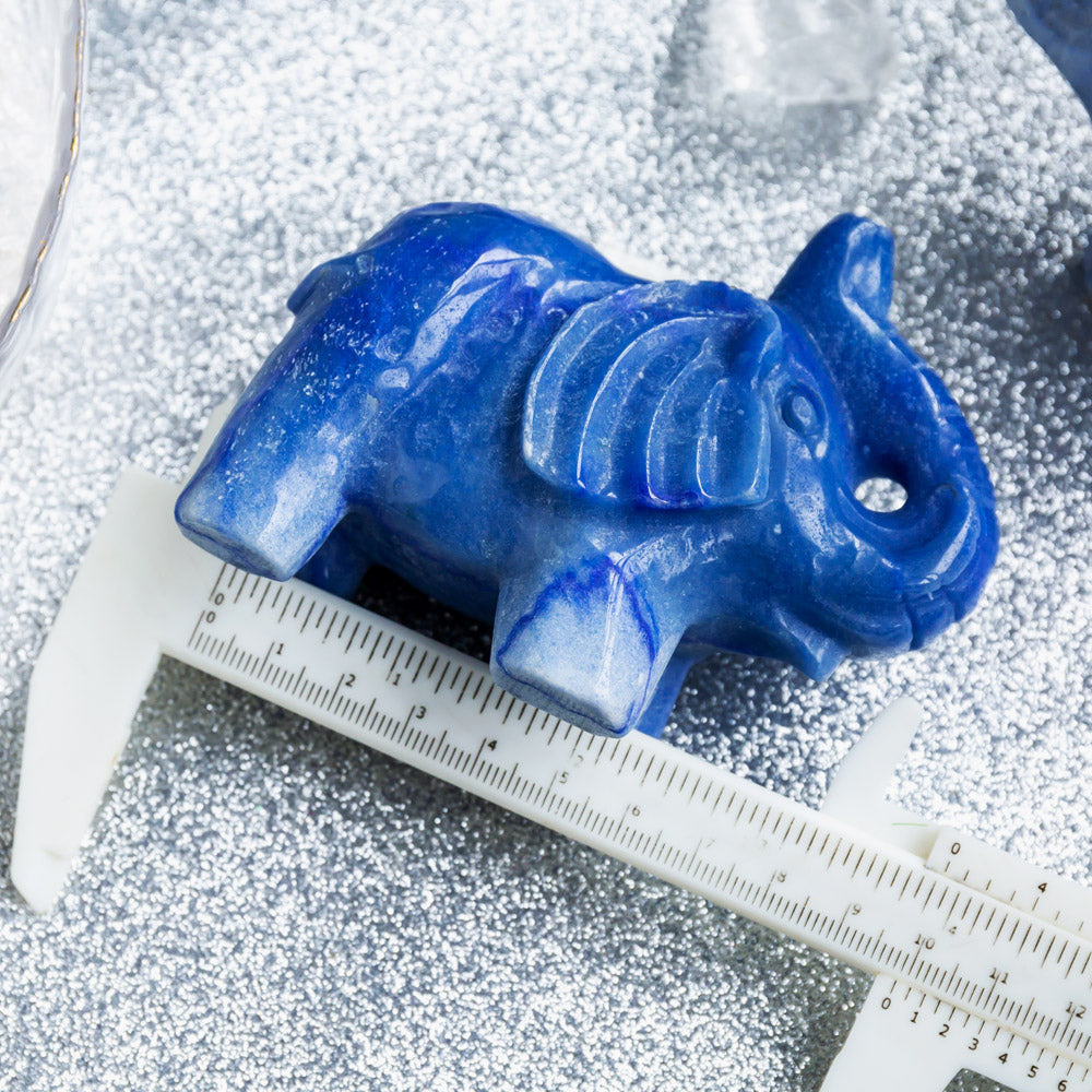 Reikistal Blue Aventurine Elephant