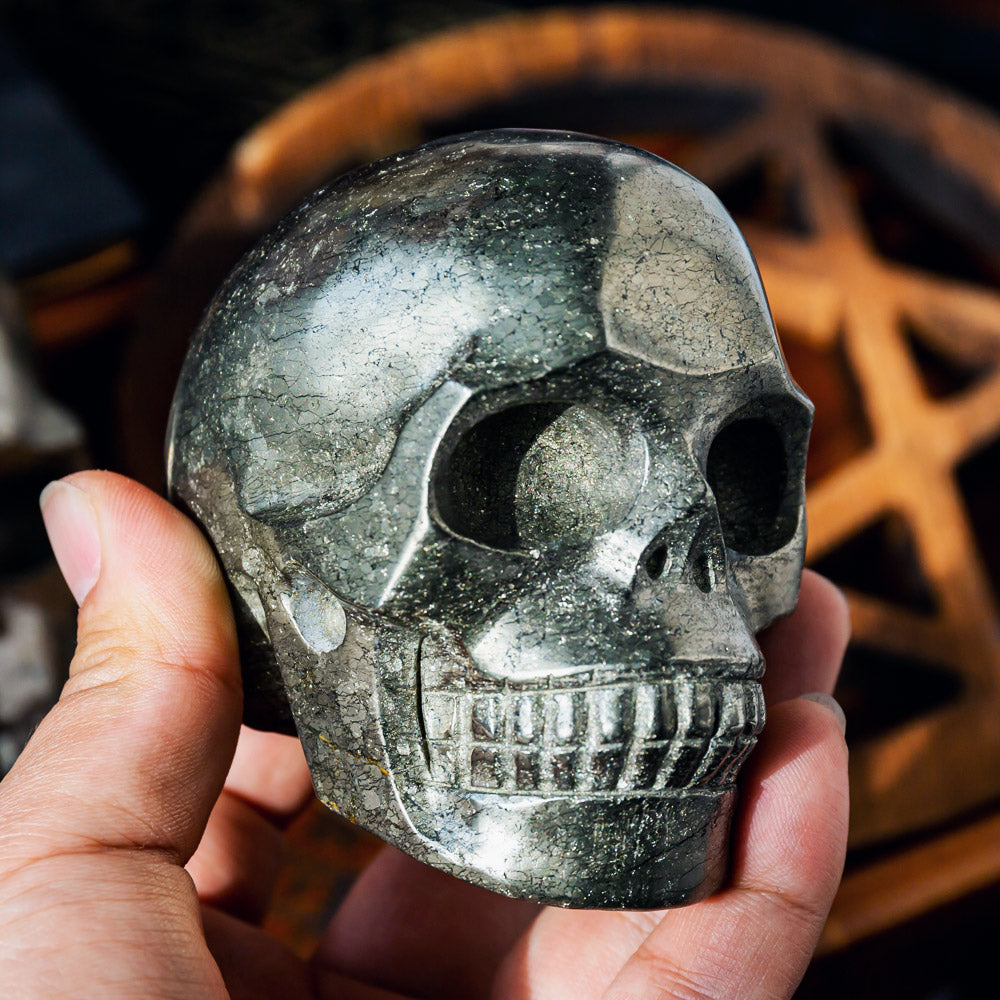 Reikistal Pyrite Skull