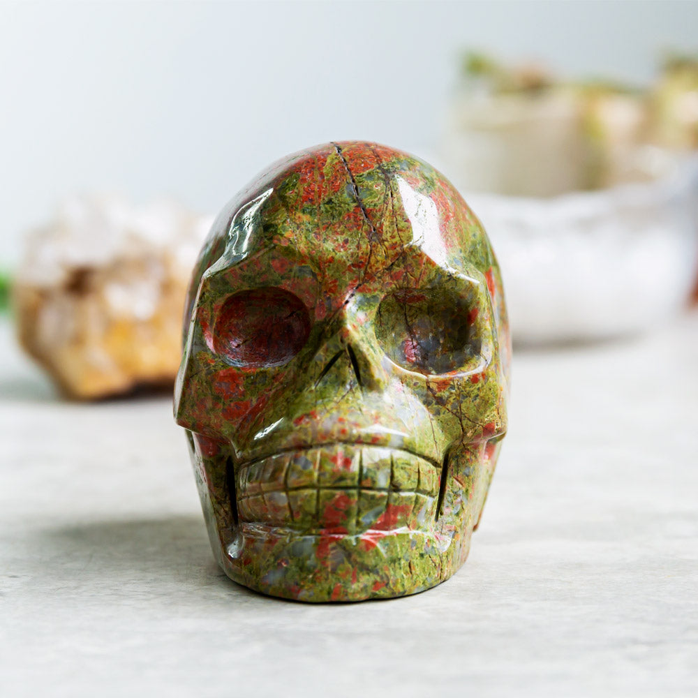 Reikistal Unakite Skull