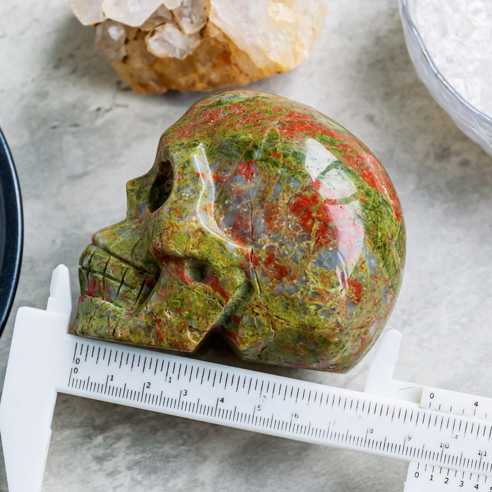 Reikistal Unakite Skull