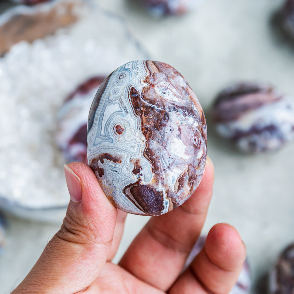 Reikistal Mexican Agate Palm Stone