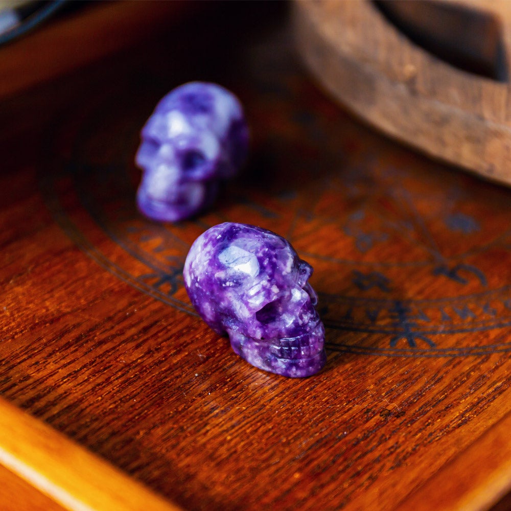 Reikistal 1" Lepidolite Skull