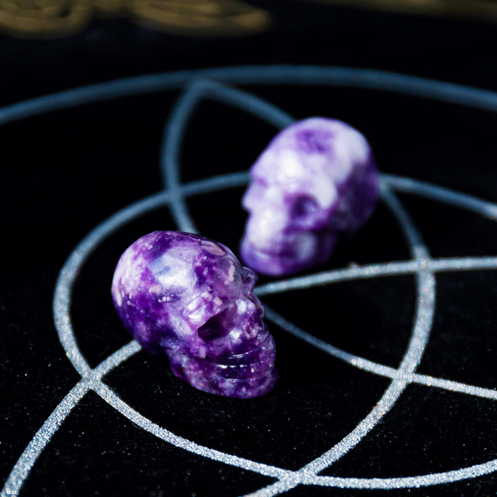 Reikistal 1" Lepidolite Skull