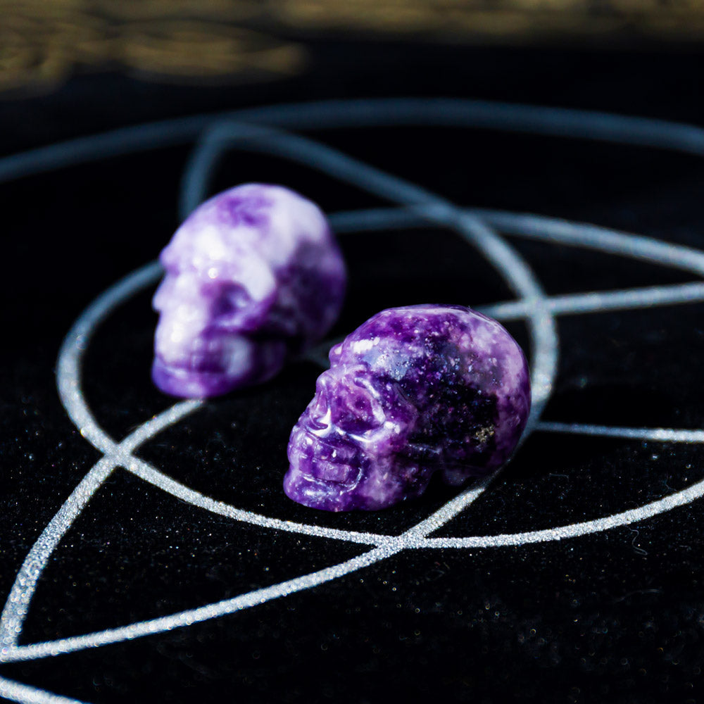 Reikistal 1" Lepidolite Skull