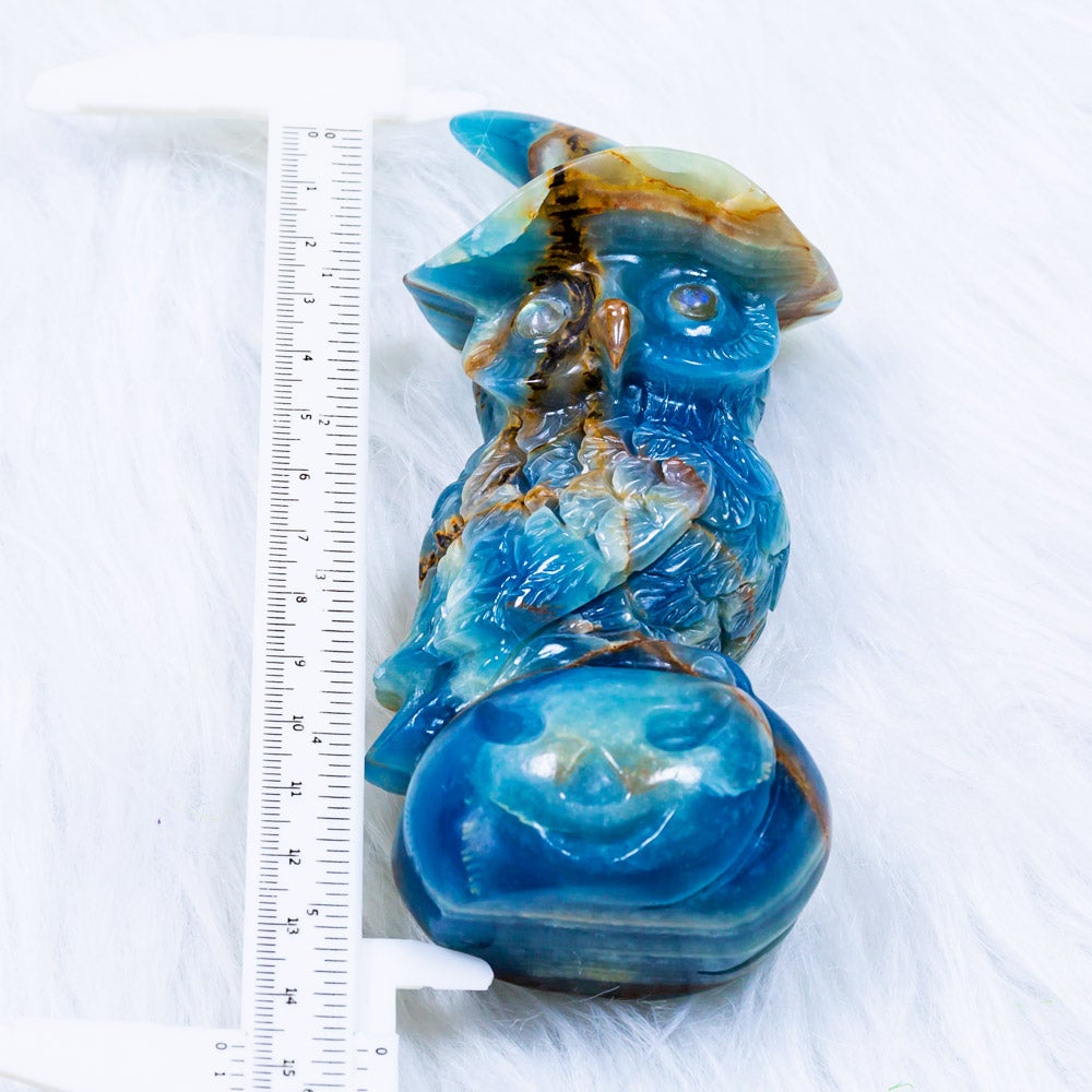 Reikistal Blue Onyx Owl