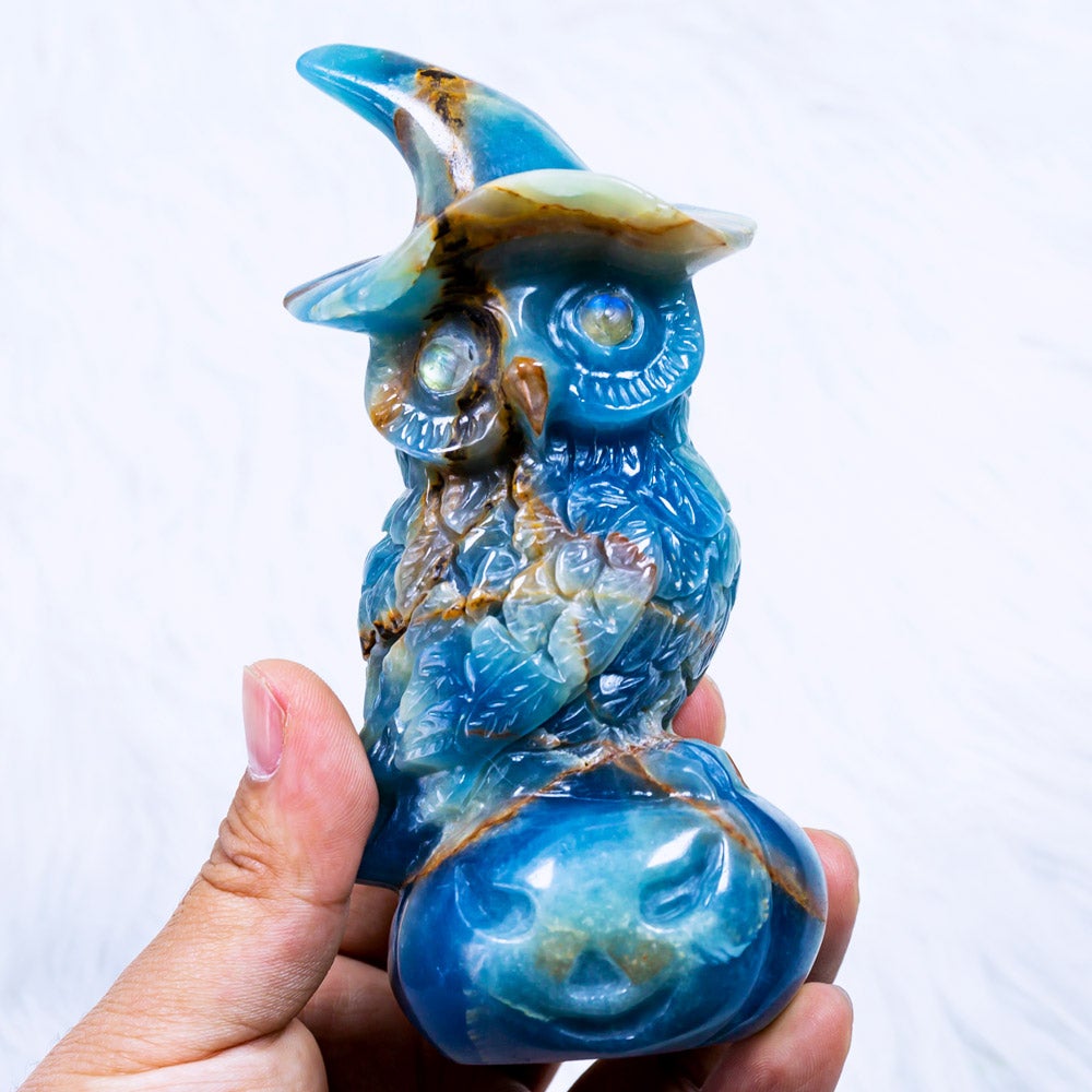 Reikistal Blue Onyx Owl