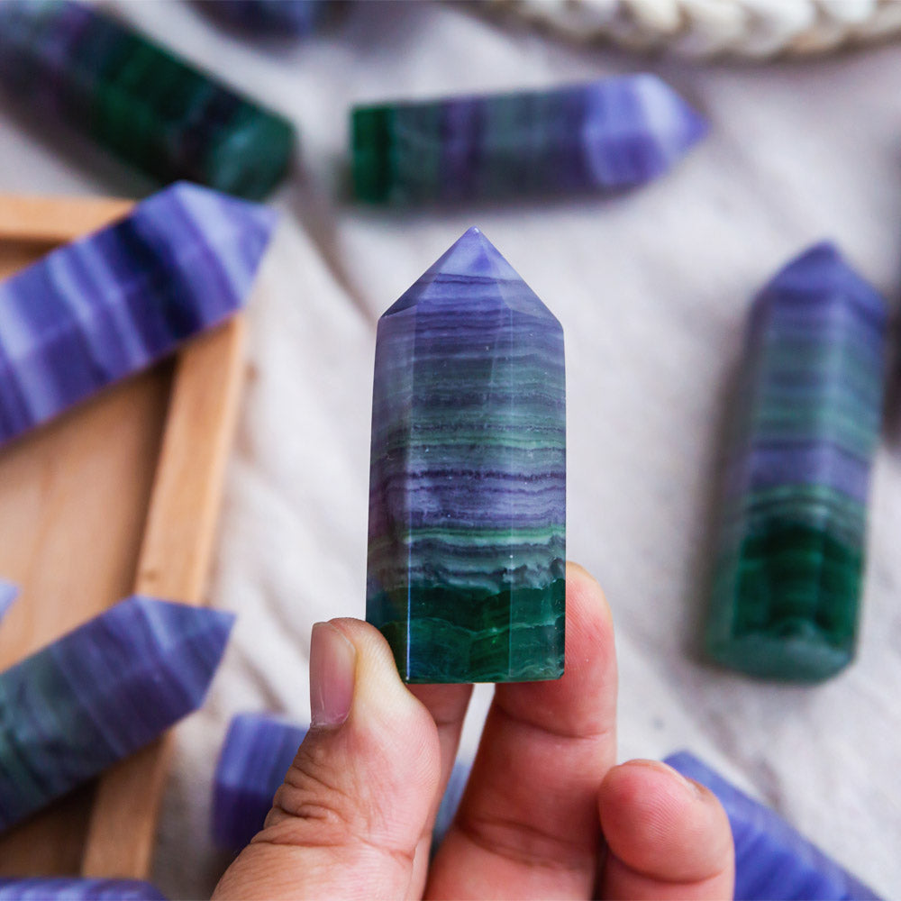 Reikistal Silk Fluorite Point