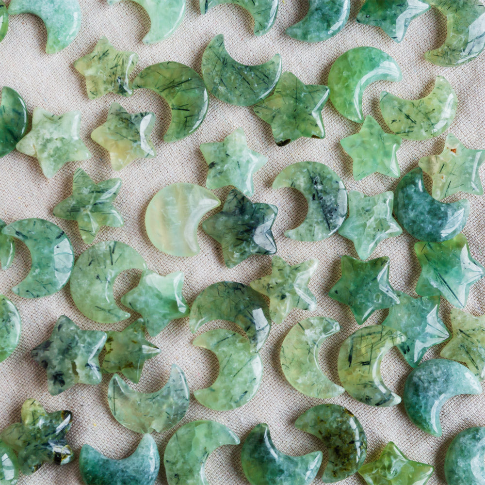 Reikistal Prehnite Star / Moon