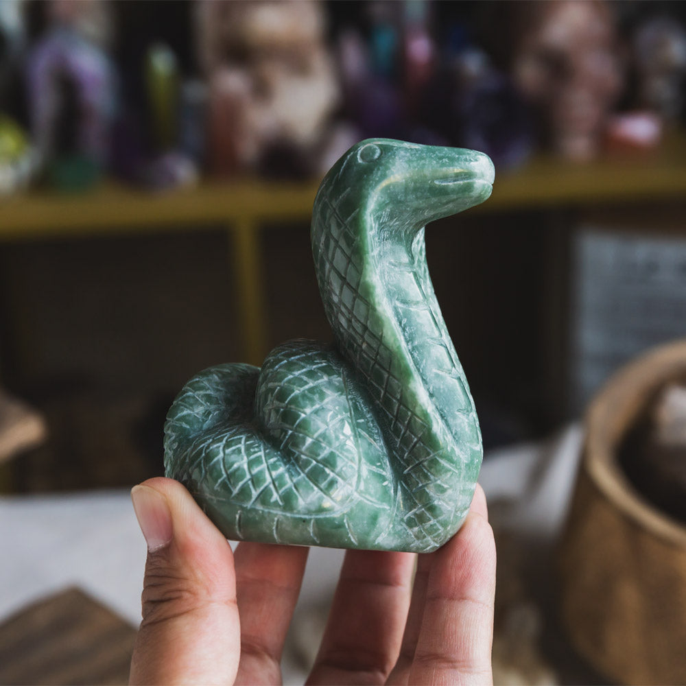 Reikistal Green Jade Cobra/Snake
