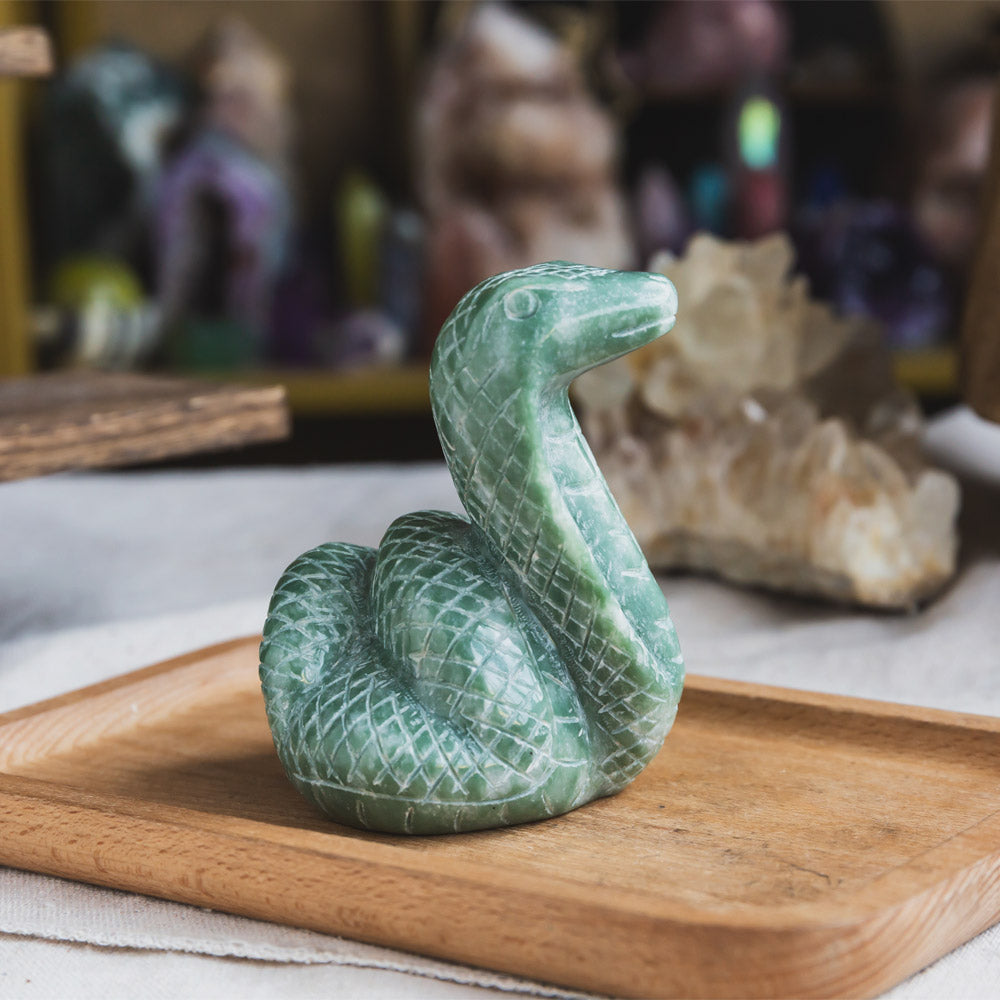 Reikistal Green Jade Cobra/Snake