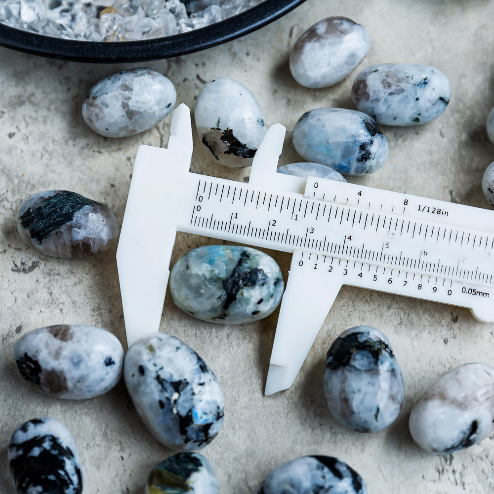 Reikistal Rainbow Moonstone Tumbled Stone