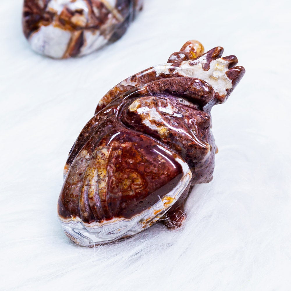 Reikistal Mexico Agate Human Heart