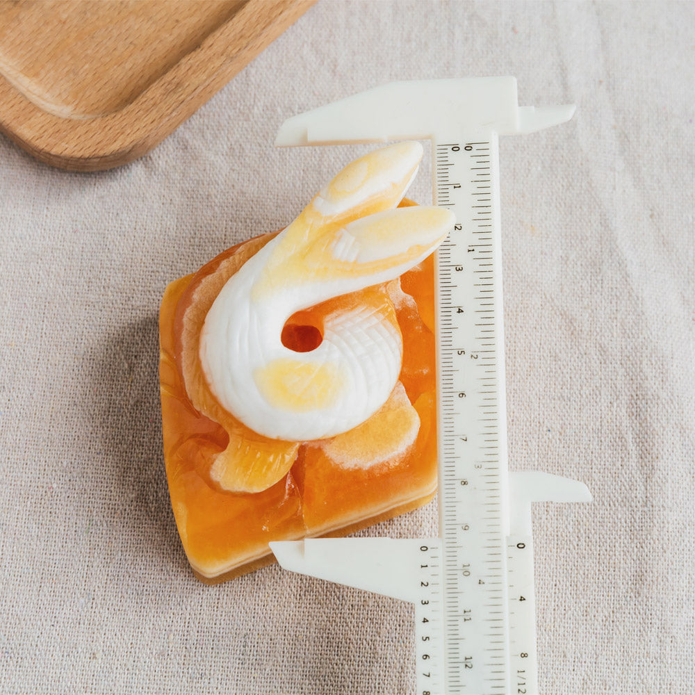Reikistal Orange Calcite Snake