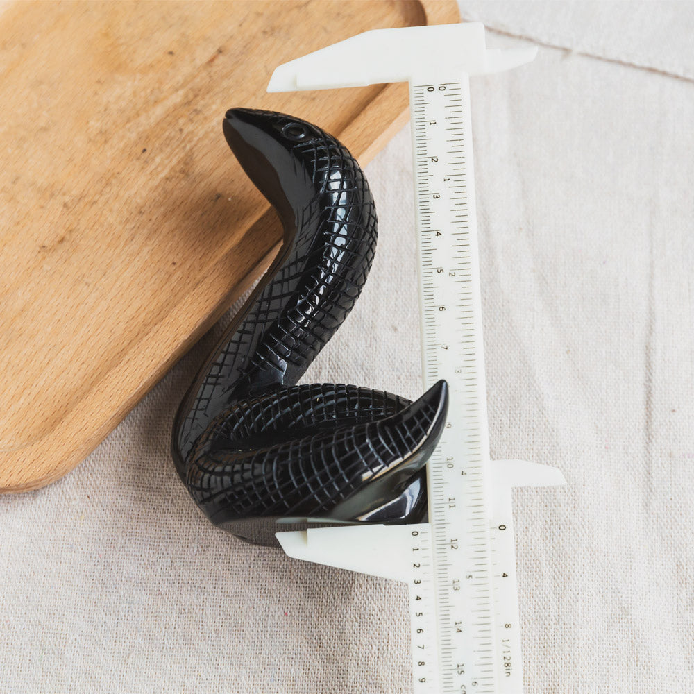 Reikistal Black Obsidian Cobra/Snake