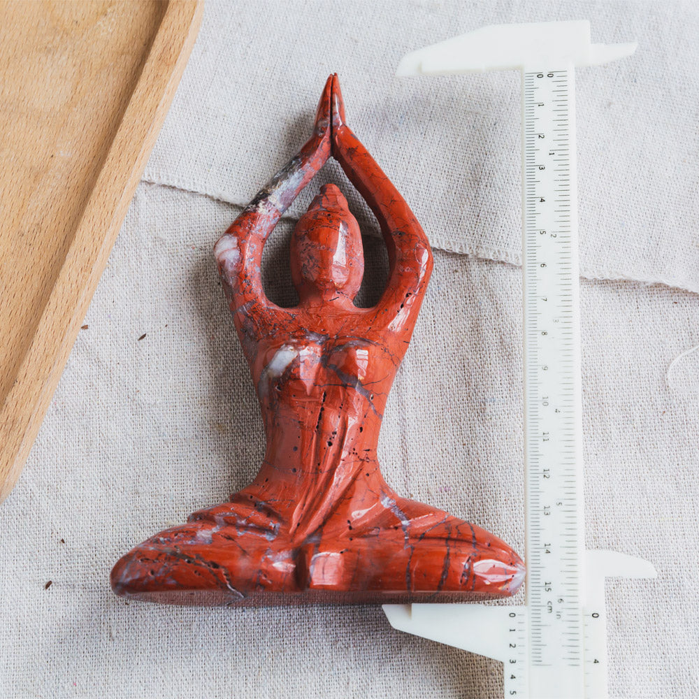 Reikistal Red Jasper Yoga Goddess