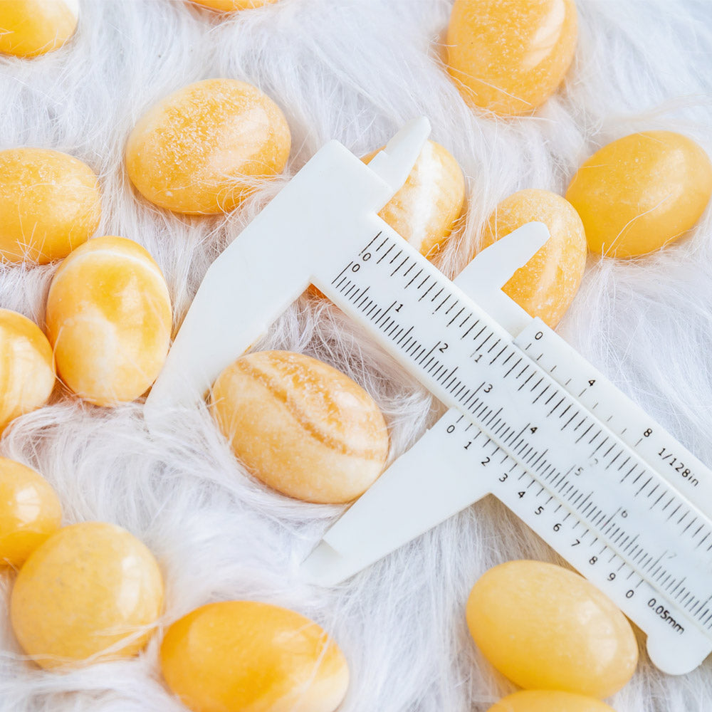 Reikistal Orange Calcite Tumbled Stone