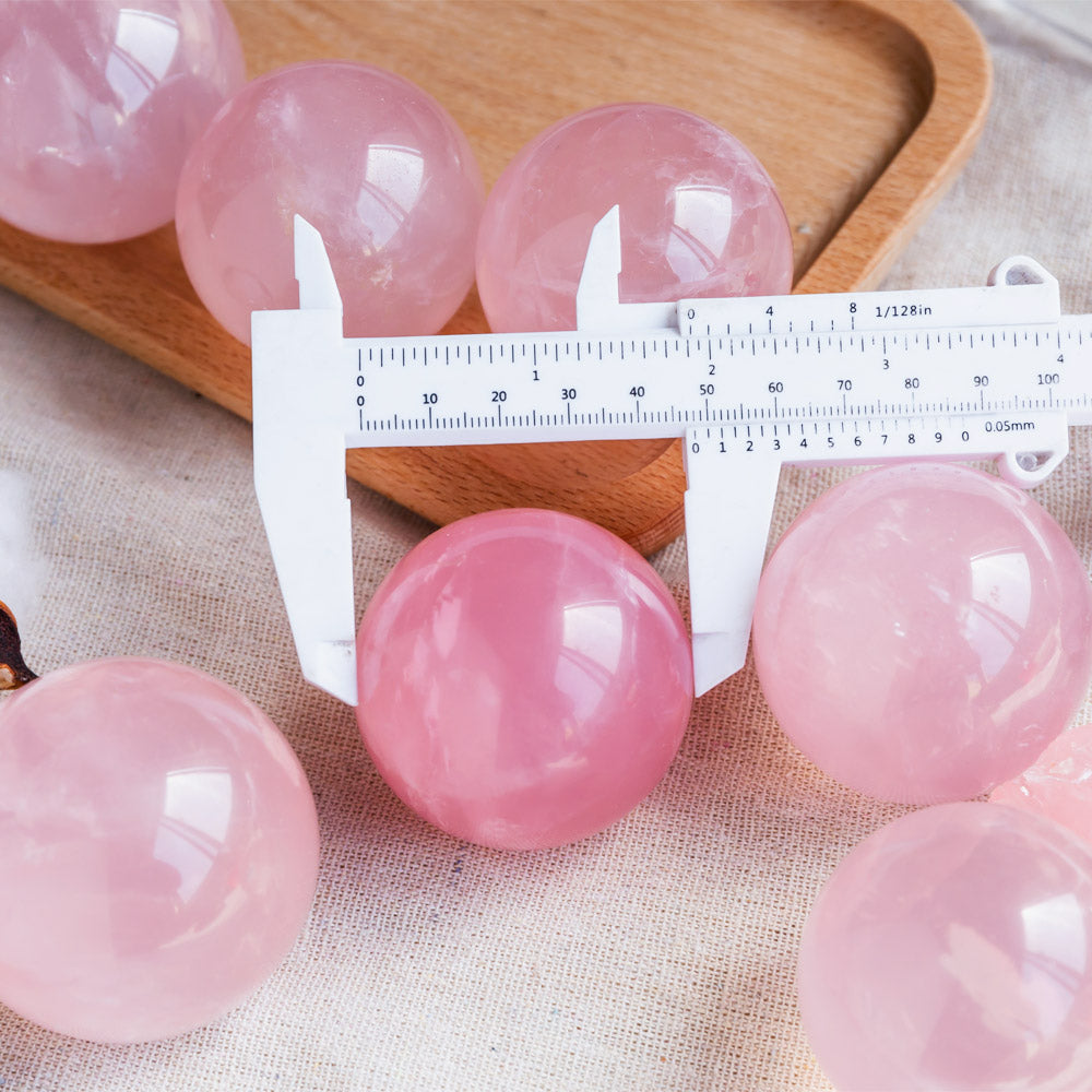 Reikistal Rose Quartz Sphere