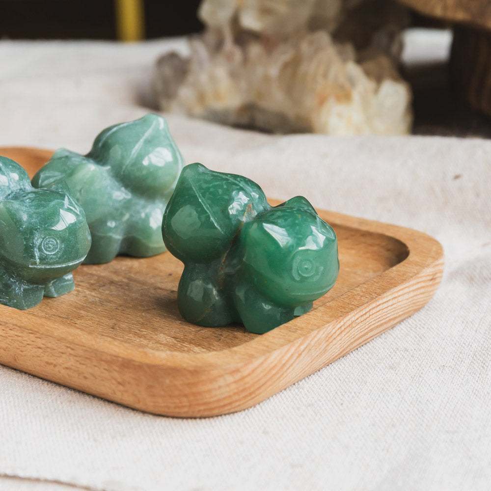 Reikistal Green Aventurine Bulbasaur