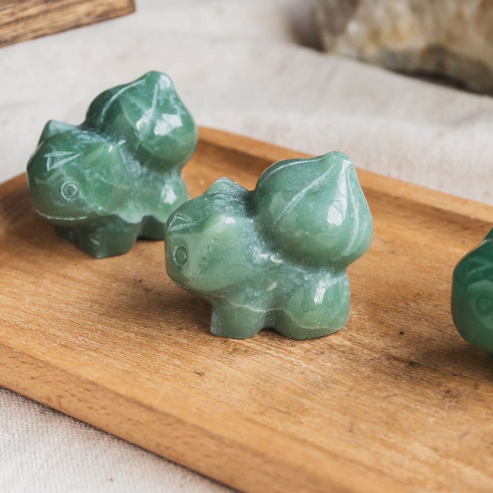 Reikistal Green Aventurine Bulbasaur