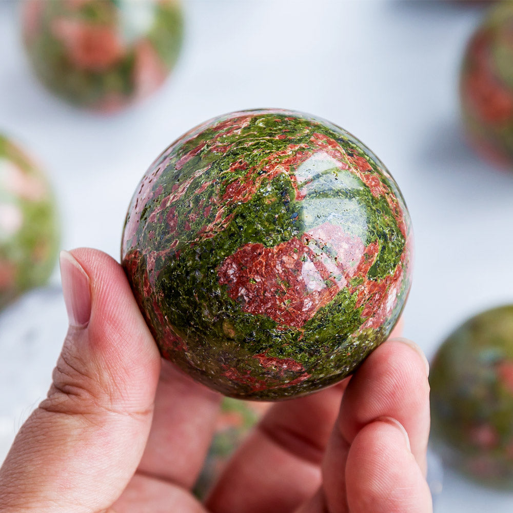 Reikistal Unakite Sphere