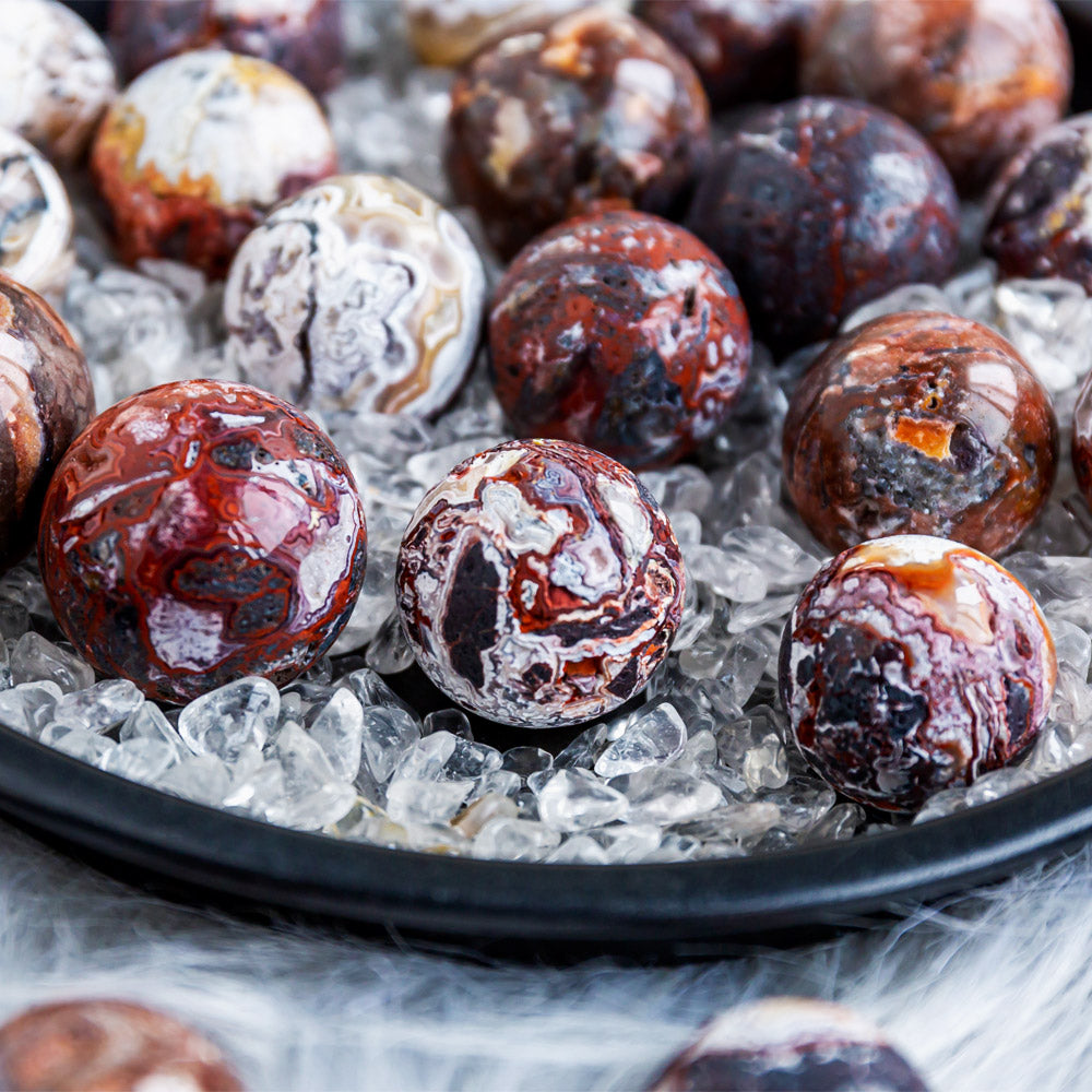 Reikistal Mexican Agate Ball